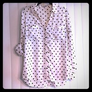 Express Portofino Polka Dot Shirt